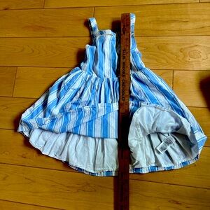 Tahiti blue/ white dress for girls